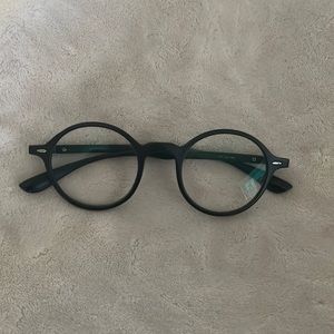 Spencer’s by Capri black unisex eyeglasses 50 18 140.